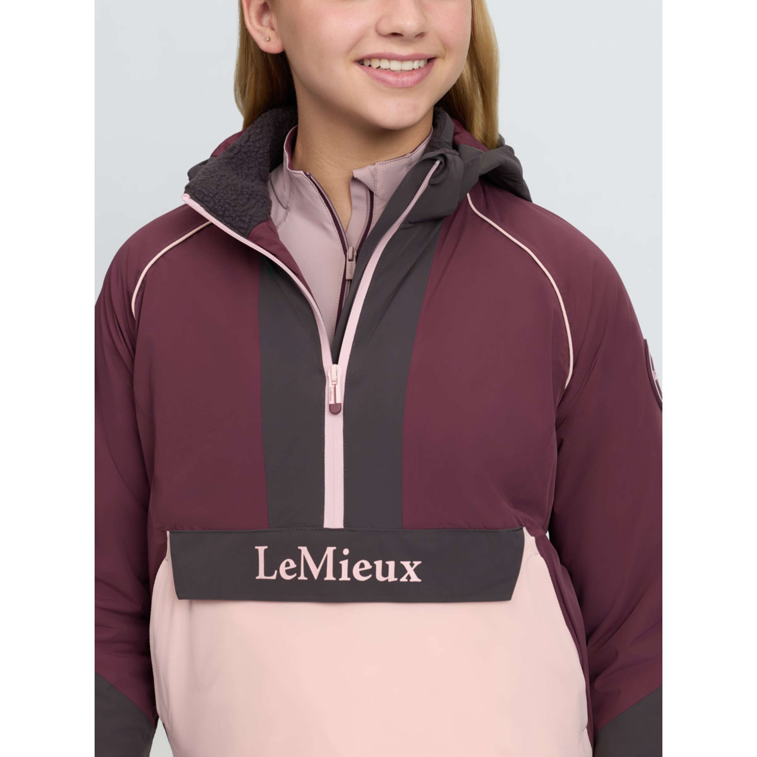 LeMieux Jacket Bailey Waterproof Anorak Kids Bramble