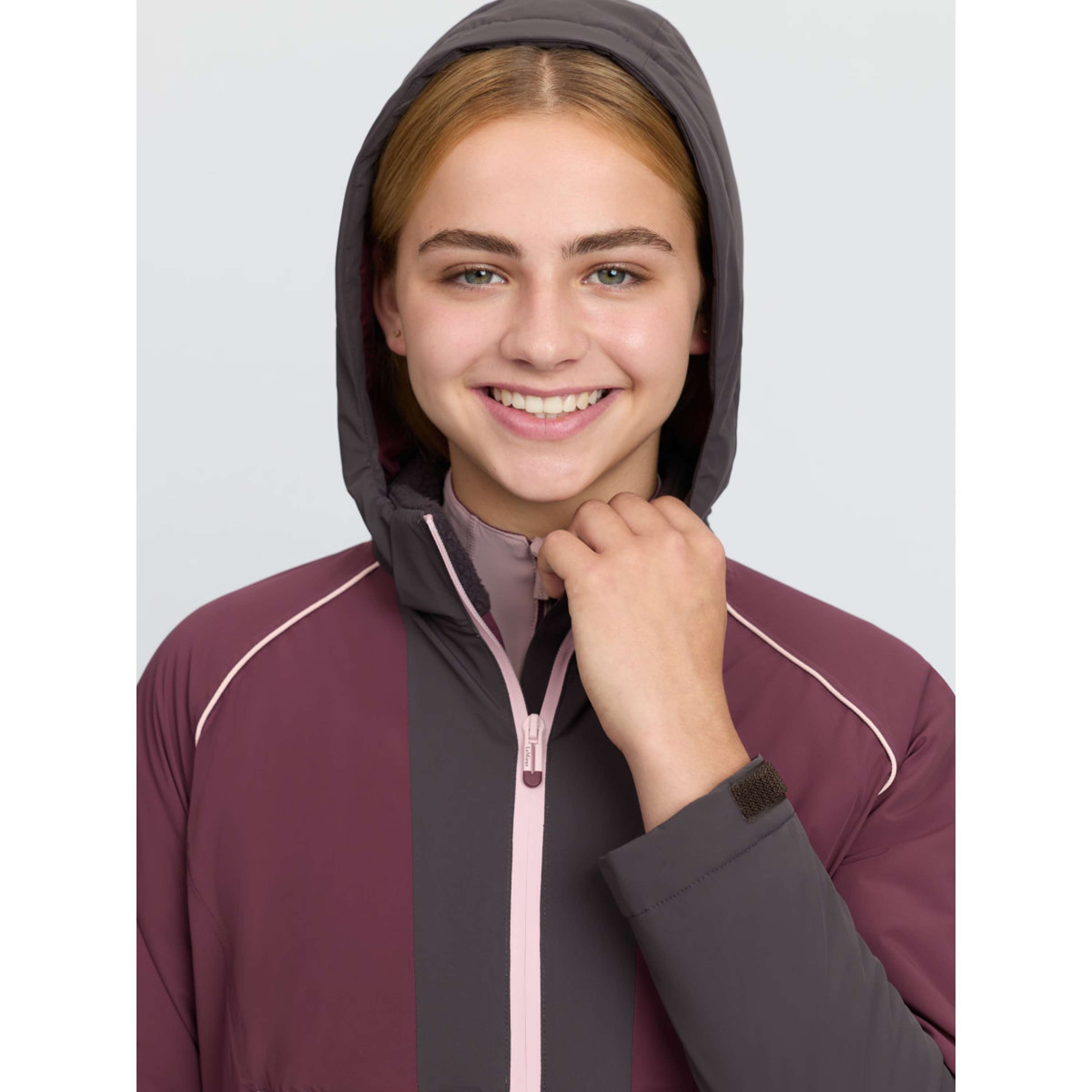 LeMieux Jacket Bailey Waterproof Anorak Kids Bramble