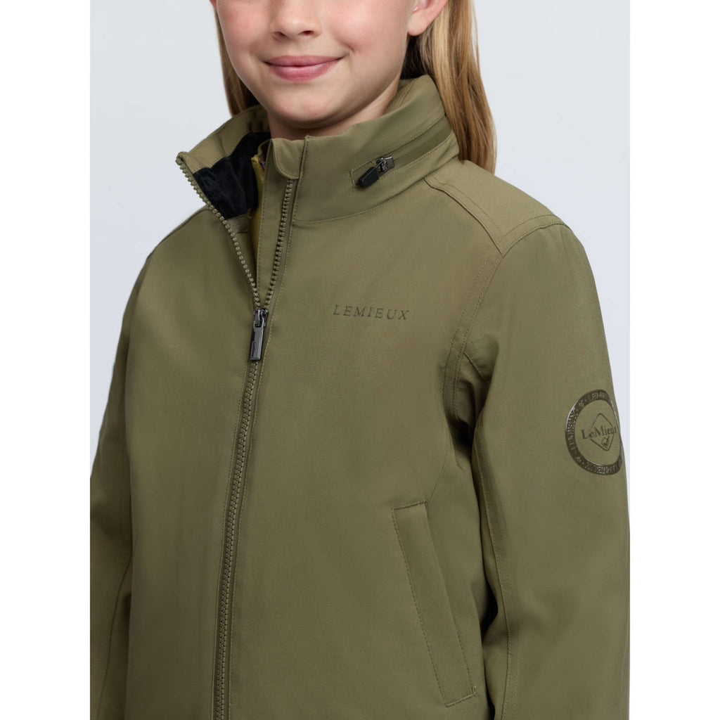 LeMieux Jacket Clarissa Crew Kids Willow Green