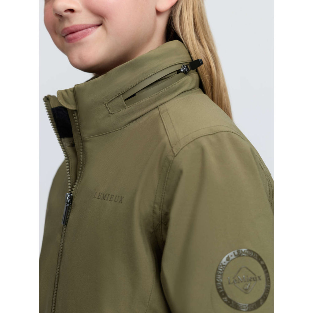 LeMieux Jacket Clarissa Crew Kids Willow Green