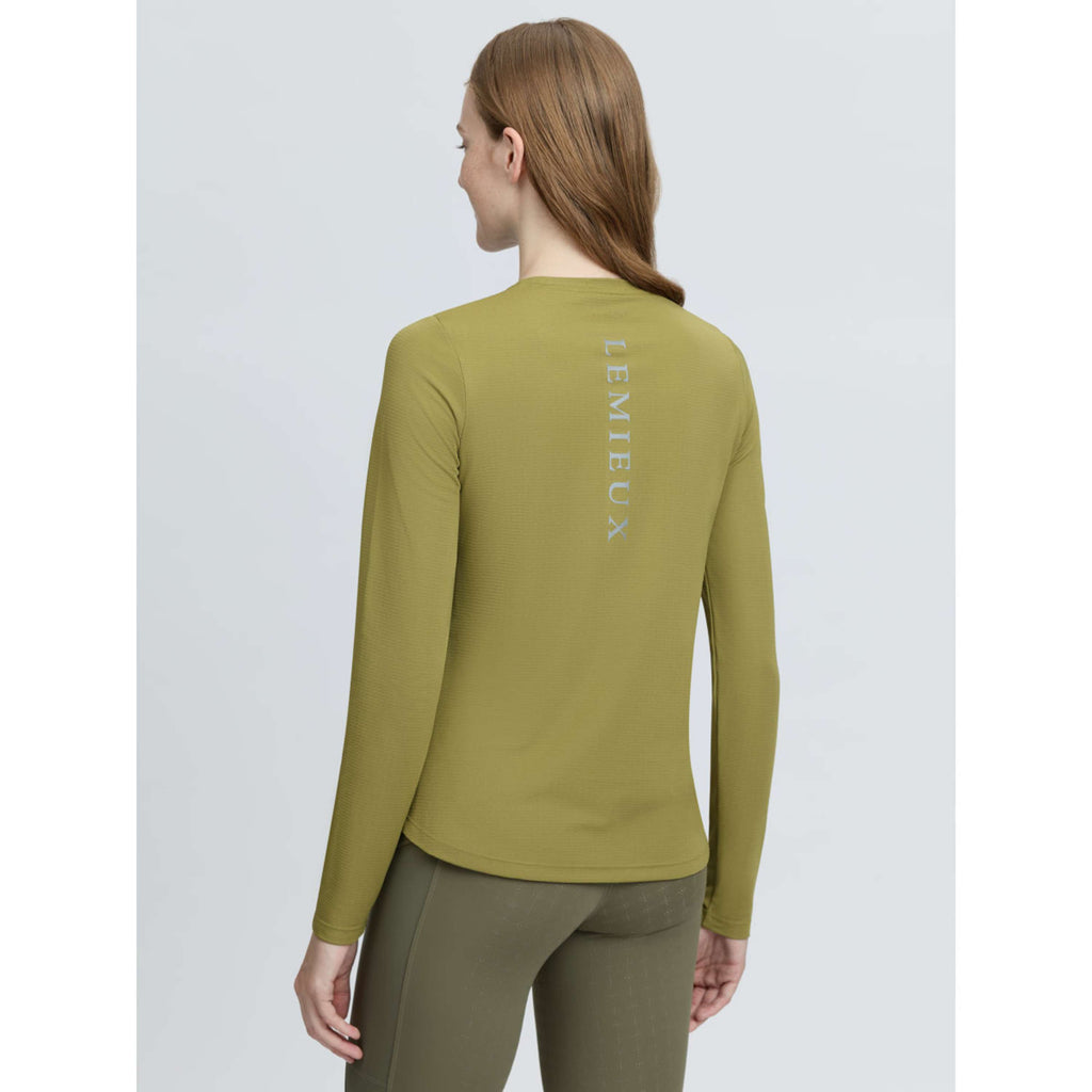 LeMieux Baselayer Sports Tee Long Sleeves Gooseberry