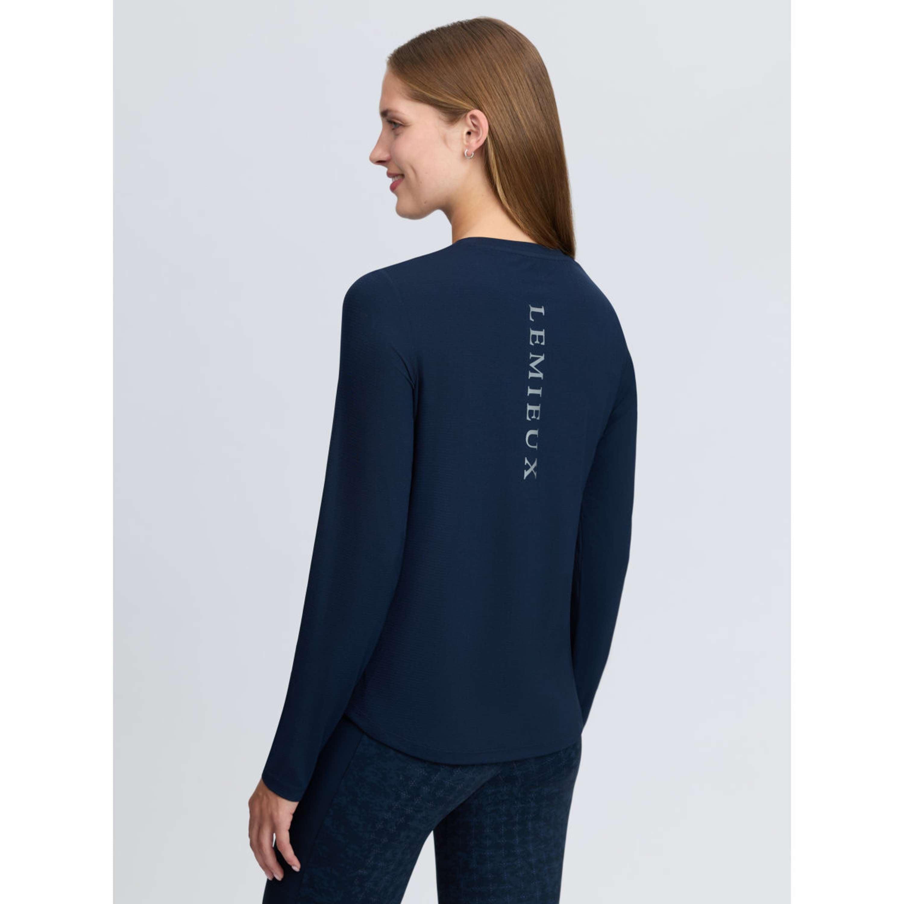 LeMieux Baselayer Sports Tee Long Sleeves Navy