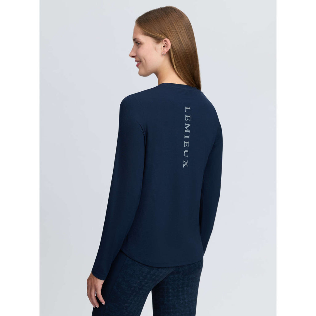 LeMieux Baselayer Sports Tee Long Sleeves Navy