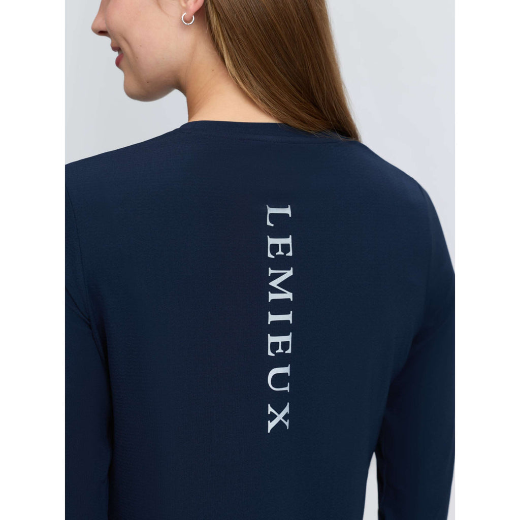 LeMieux Baselayer Sports Tee Long Sleeves Navy