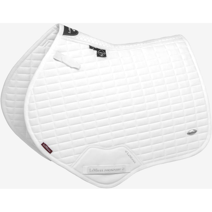 LeMieux Saddlepad Self-Cool Square Arctic Close Contact White