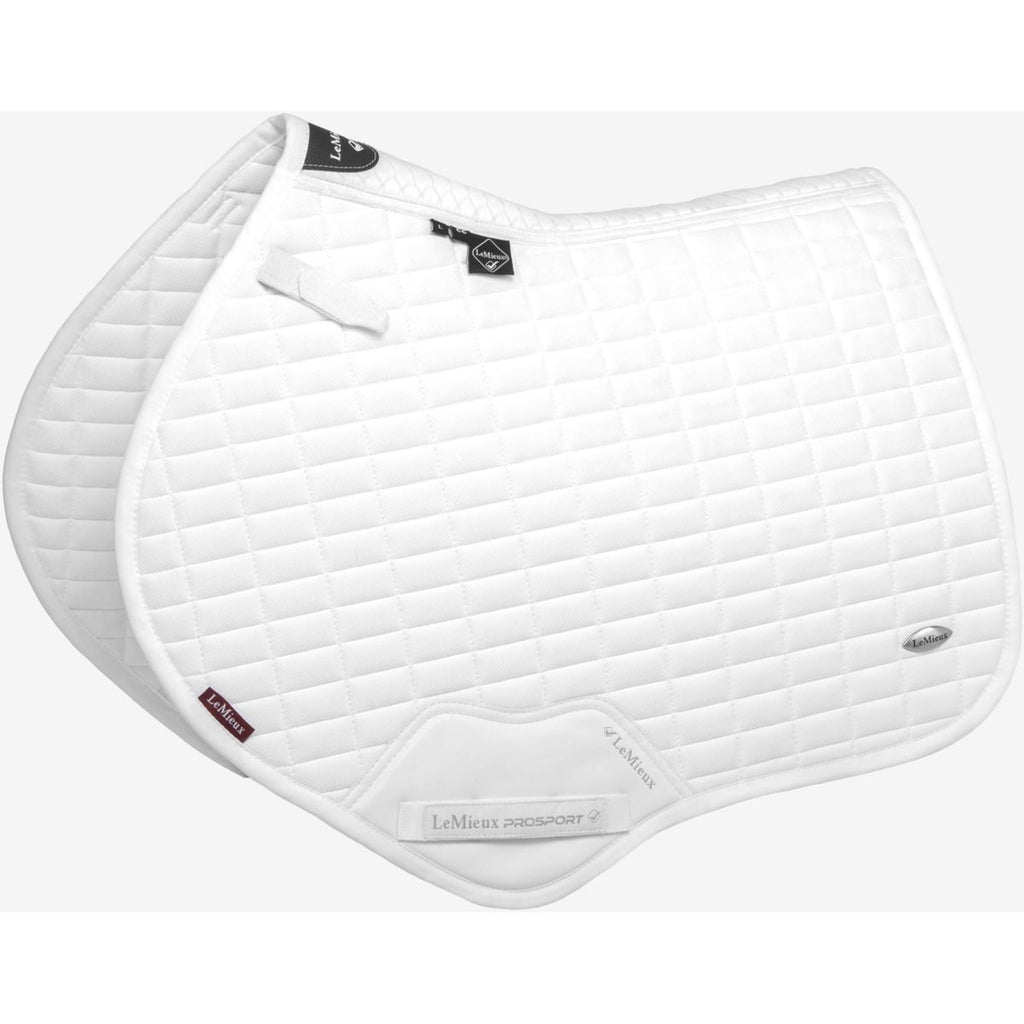 LeMieux Saddlepad Self-Cool Square Arctic Close Contact White