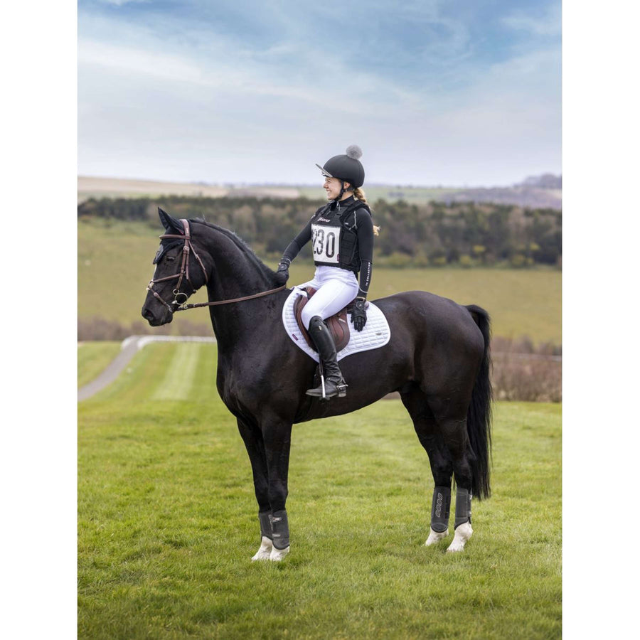 LeMieux Saddlepad Self-Cool Square Arctic Close Contact White