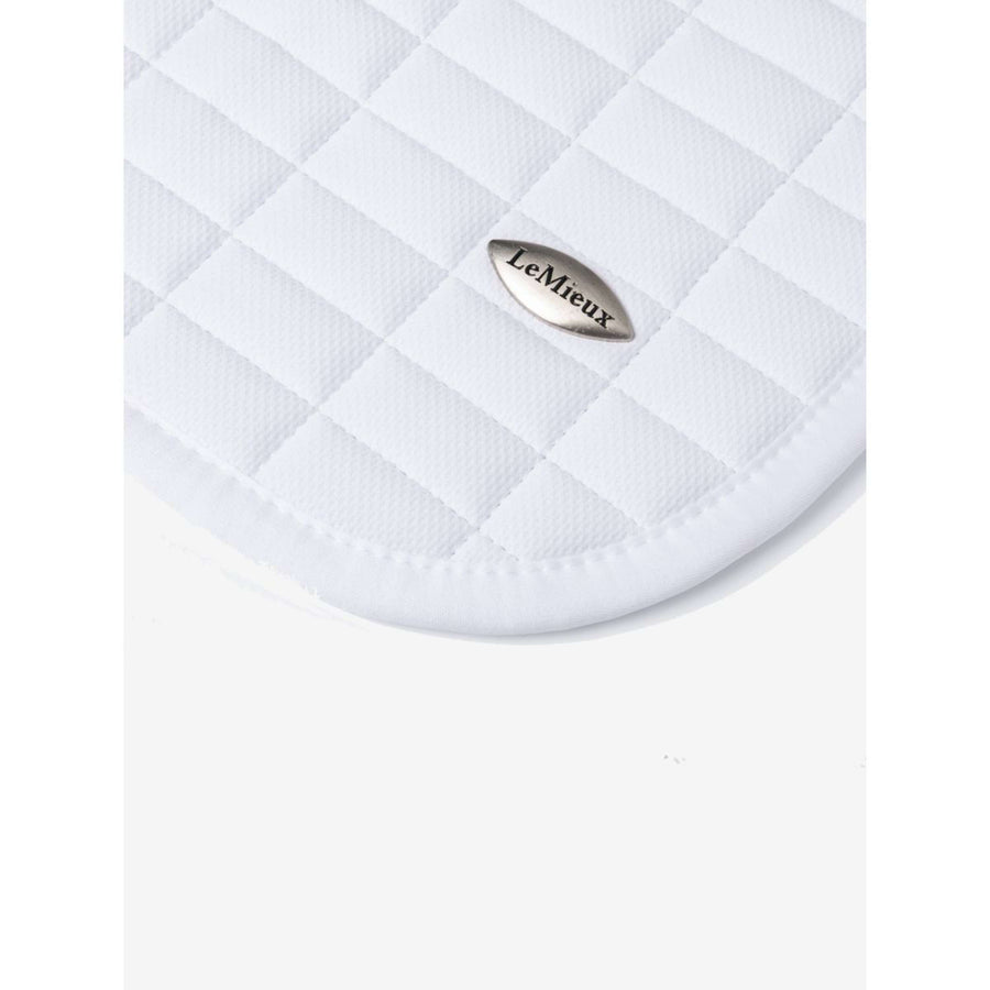 LeMieux Saddlepad Self-Cool Square Arctic Close Contact White