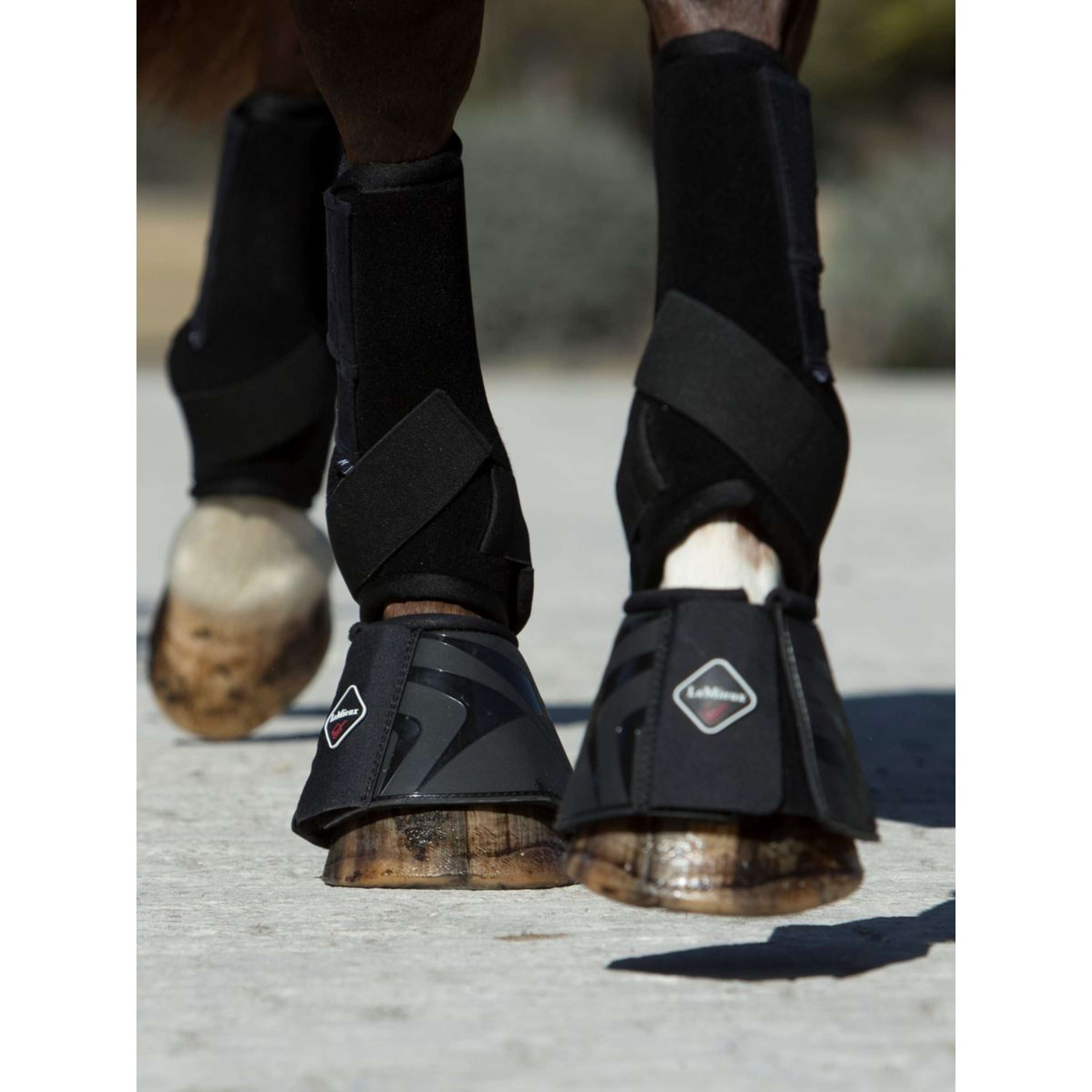 LeMieux Bell Boots Brushing Black