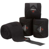 LeMieux Bandages Luxury Polo set of 4 Black/Black