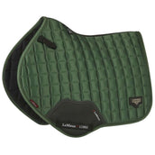 LeMieux Saddlepad Loire Classic Satin Square CC Hunter Green