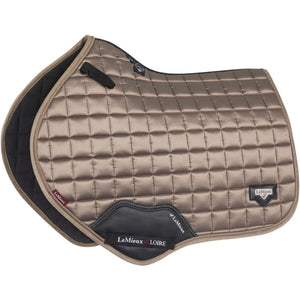 LeMieux Saddlepad Loire Classic Satin Square CC Mink