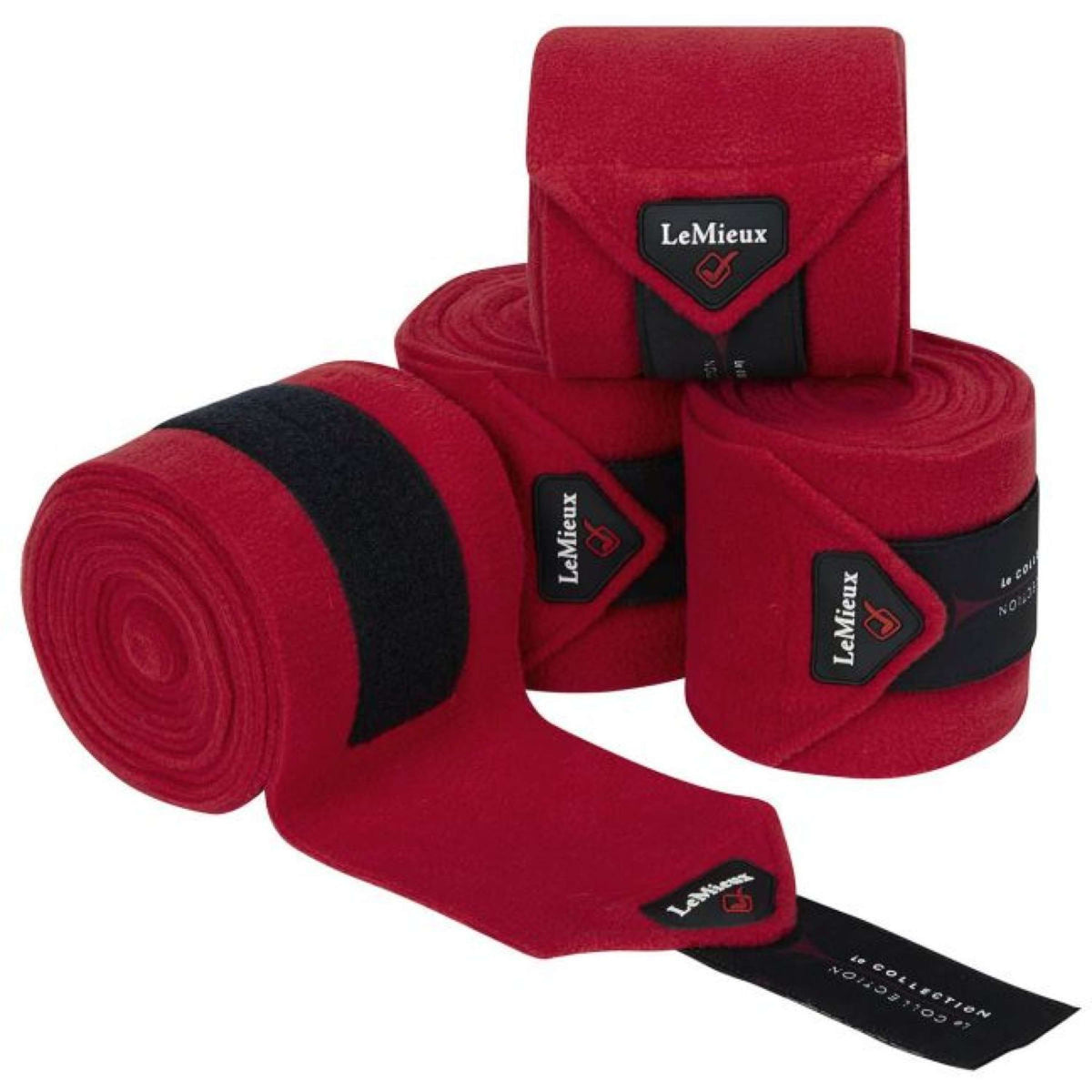 LeMieux Bandages Luxury Polo set of 4 Chilli Red