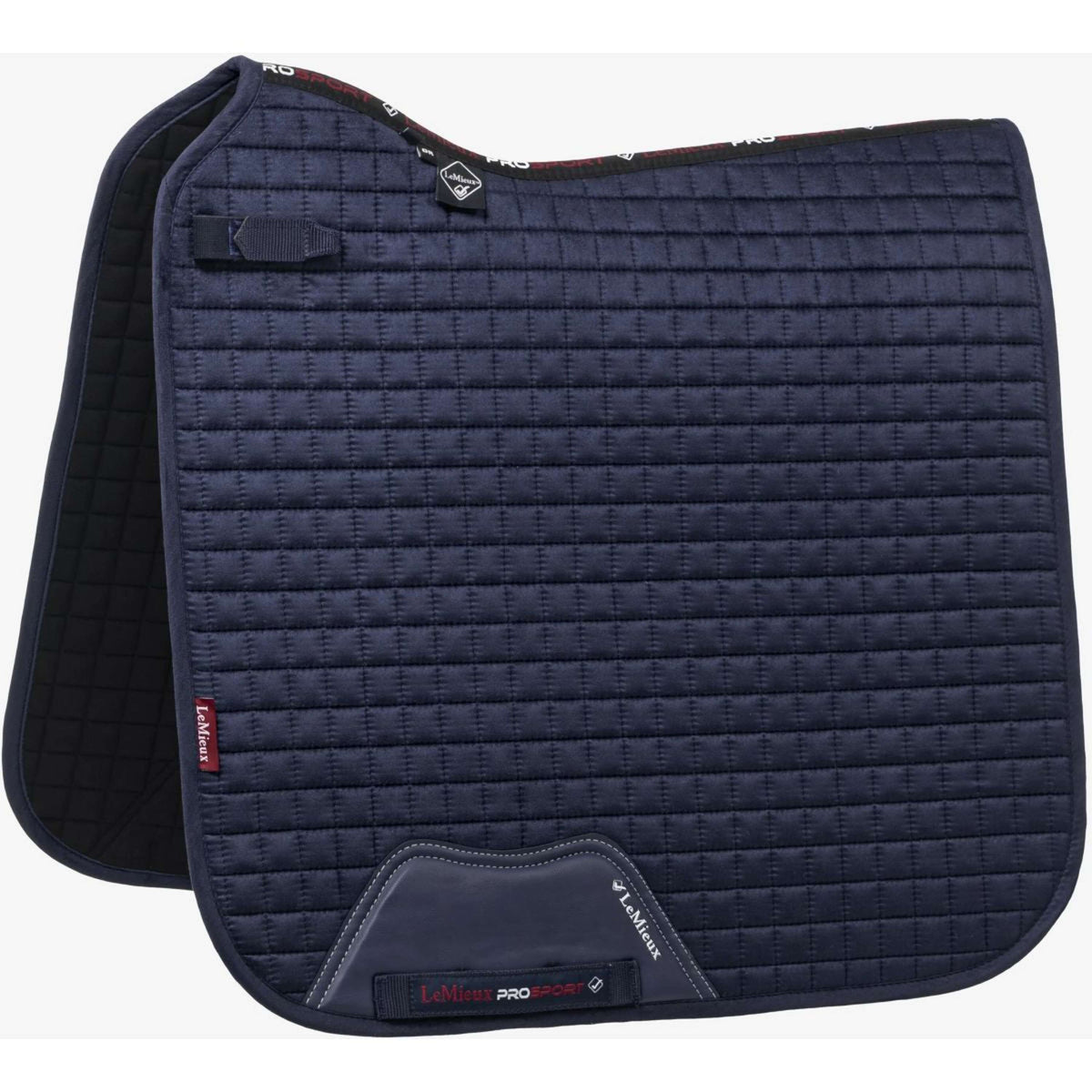 LeMieux Saddlepad Luxury Square Dressage Navy