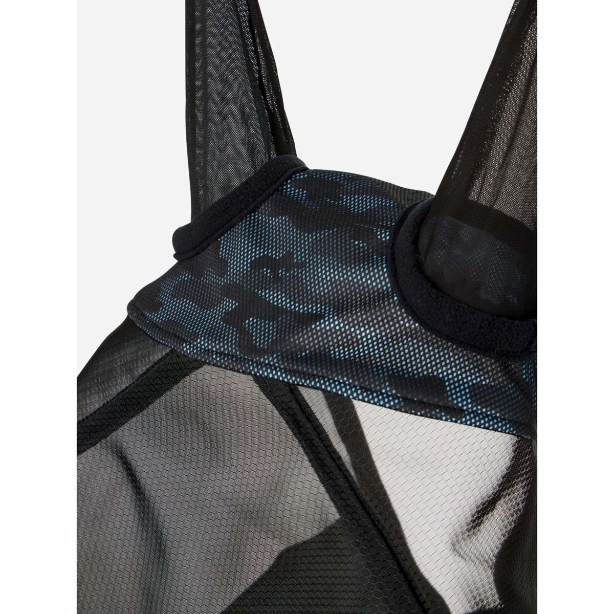 LeMieux Fly Mask Full Visor-Tek Camo Blue