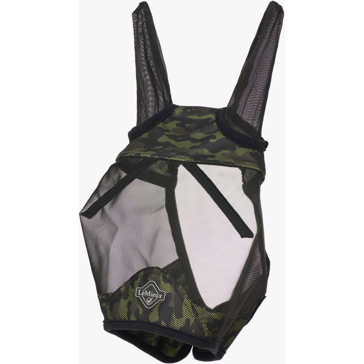 LeMieux Fly Mask Half Visor-Tek Camo Green