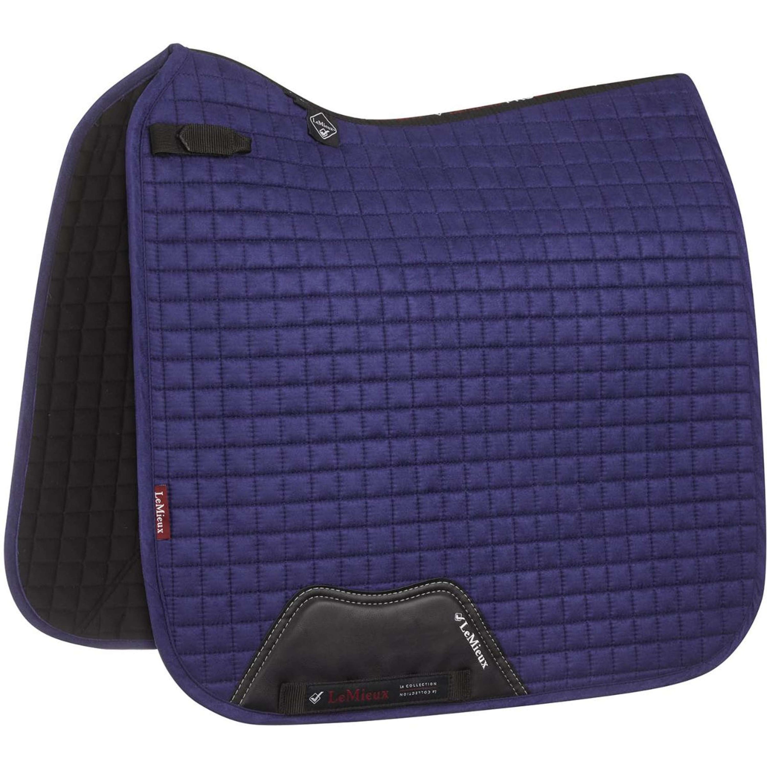 LeMieux Saddlepad Luxury Square Dressage Ink Blue LeMieux Saddlepad Luxury Square Dressage Ink Blue