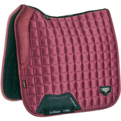 LeMieux Saddlepad Loire Memory Satin Square Dressage French Rose