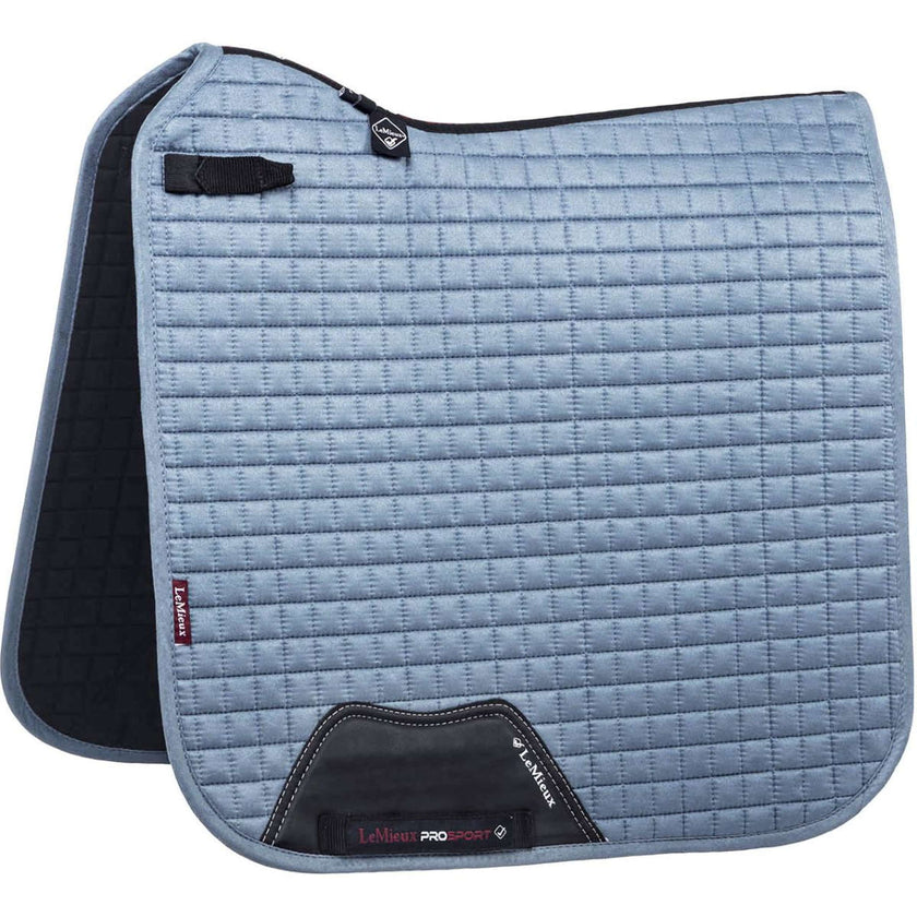 LeMieux Saddlepad Luxury Square Dressage Ice Blue LeMieux Saddlepad Luxury Square Dressage Ice Blue