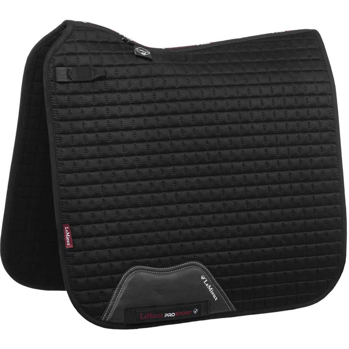 LeMieux Saddlepad Luxury Square Dressage Black