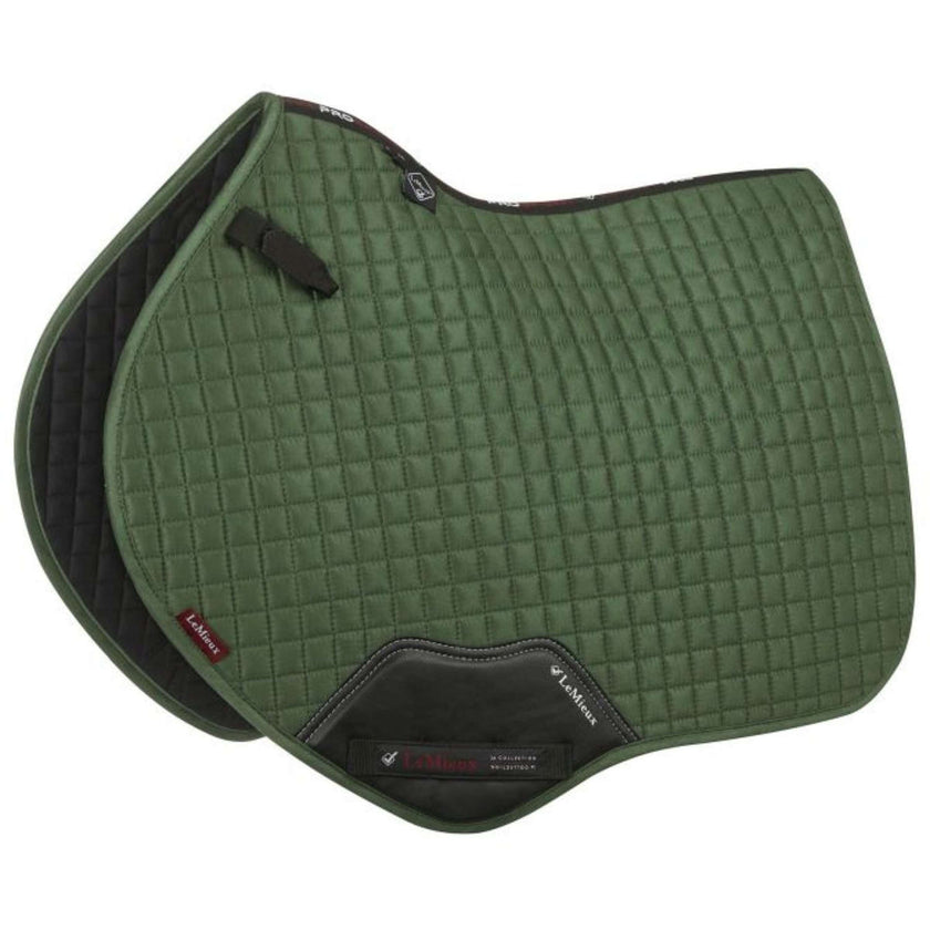LeMieux Saddlepad Luxury Square CC Hunter Green LeMieux Saddlepad Luxury Square CC Hunter Green