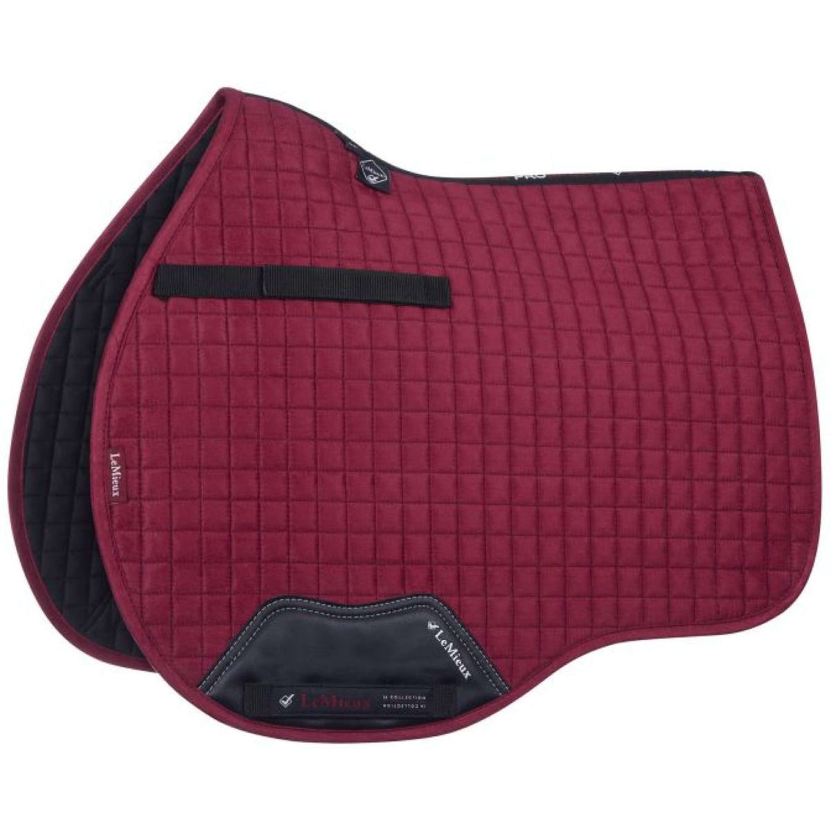 LeMieux Saddlepad Luxury Square General Practice Mulberry