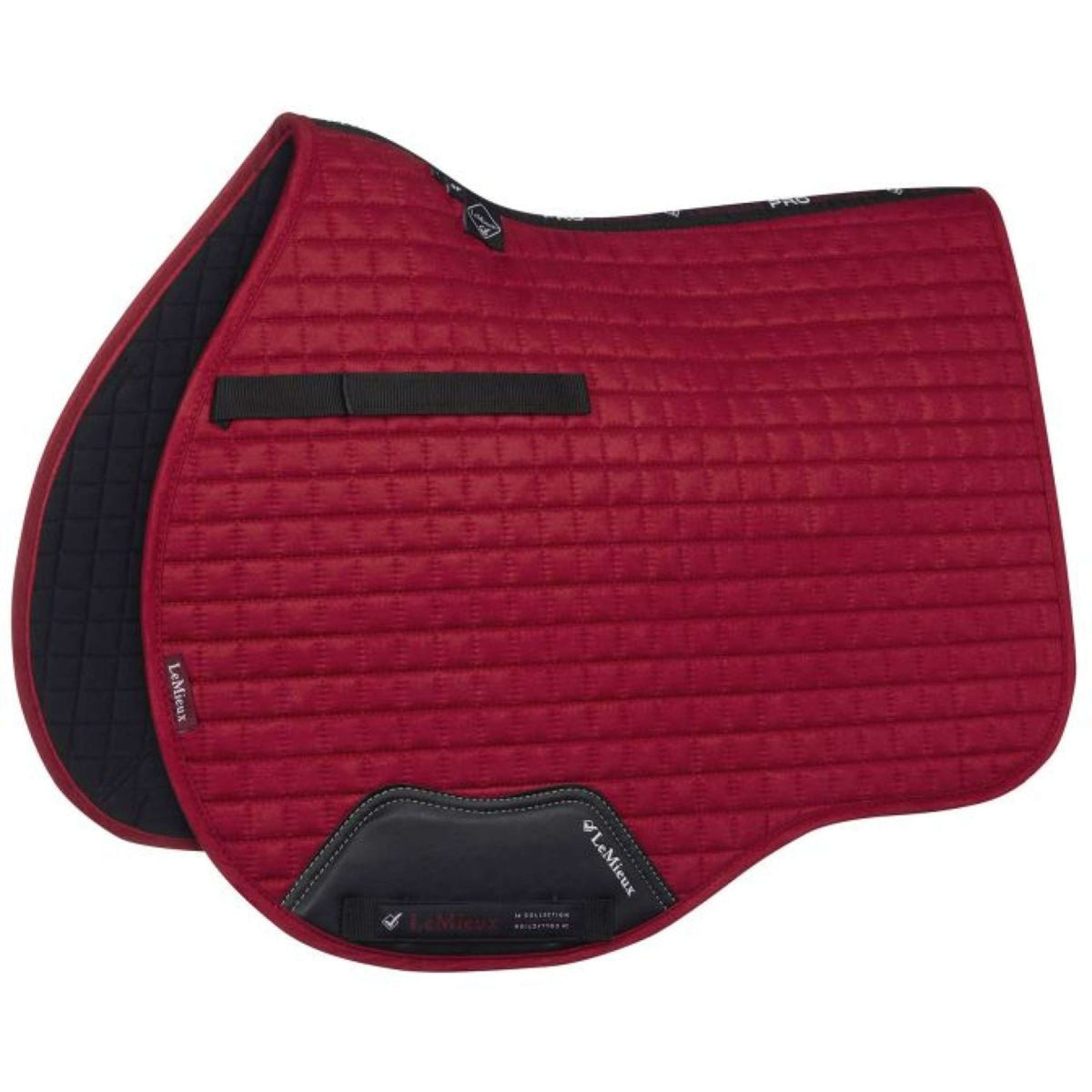 LeMieux Saddlepad Luxury Square General Practice Chilli Red