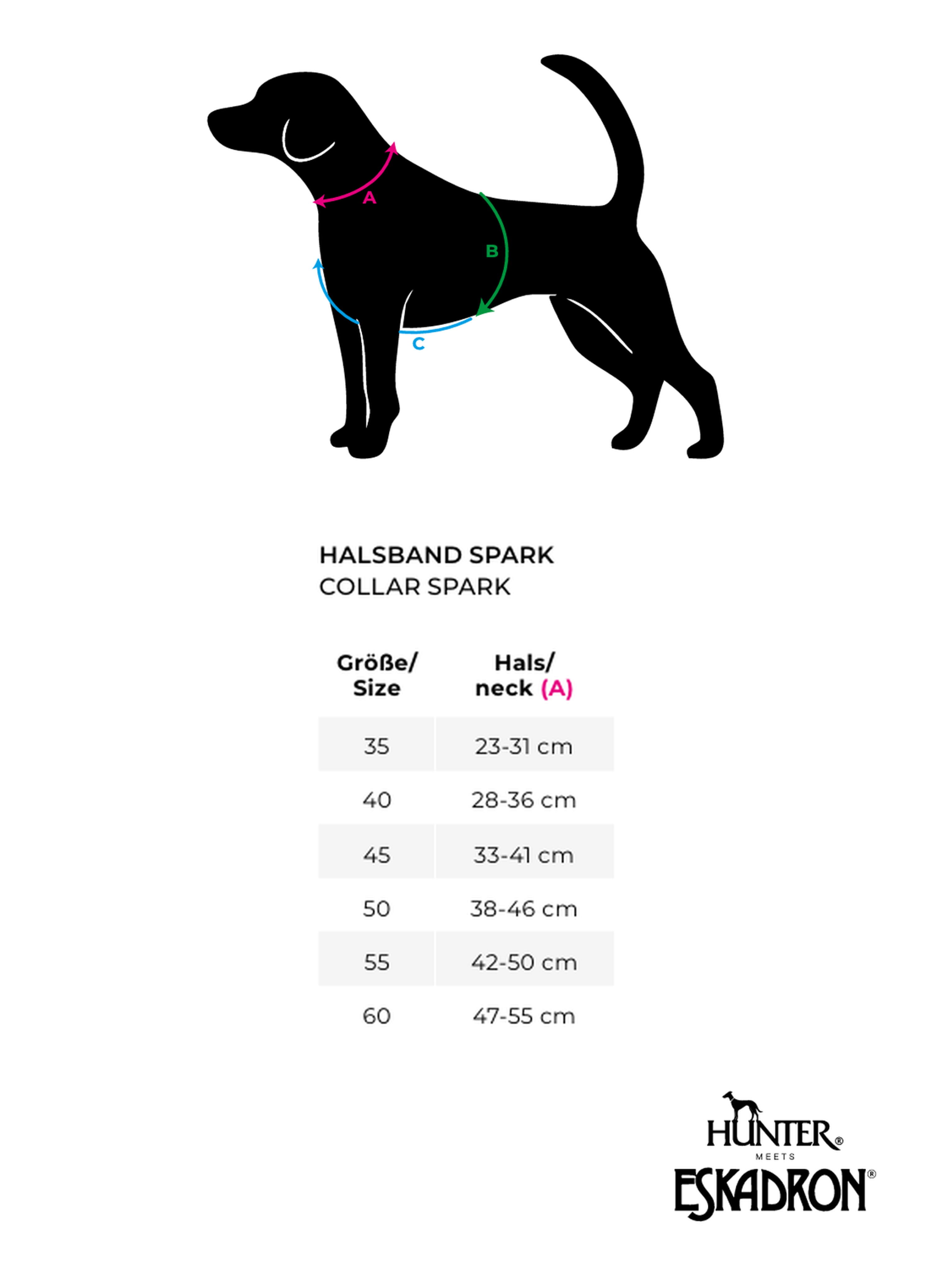 Hunter x Eskadron Dog Collar Spark Neon Orange
