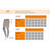 Schockemöhle Breeches Equinox Phoenix Men's Knee Grip Grey/Orange