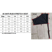 Shires Stretch Vest Anti-Rub Black