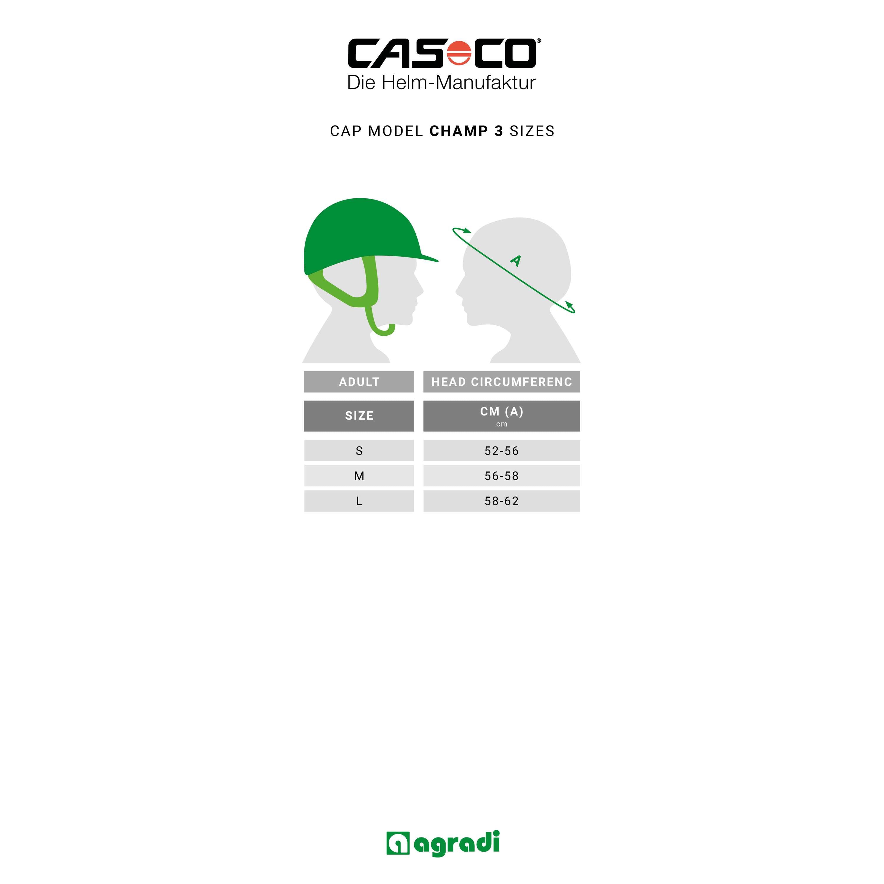 Casco Cap Champ Regal Green