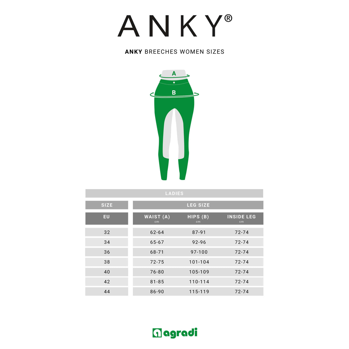 ANKY Breeches Galtic XR232102 Silicon Seat Turbulence