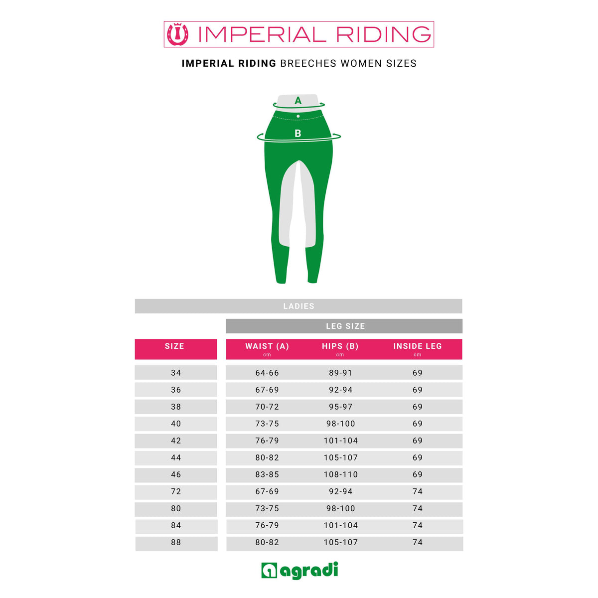 Imperial Riding Breeches El Capone Full Grip Iron