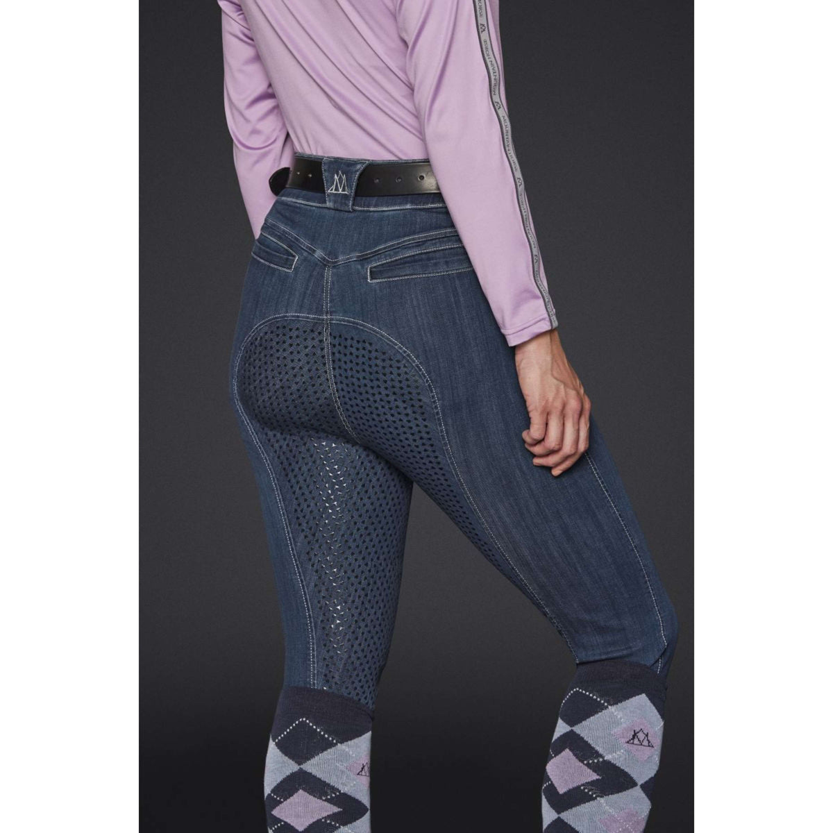 Mountain Horse Breeches Dream Denim Full Grip Denim Blue