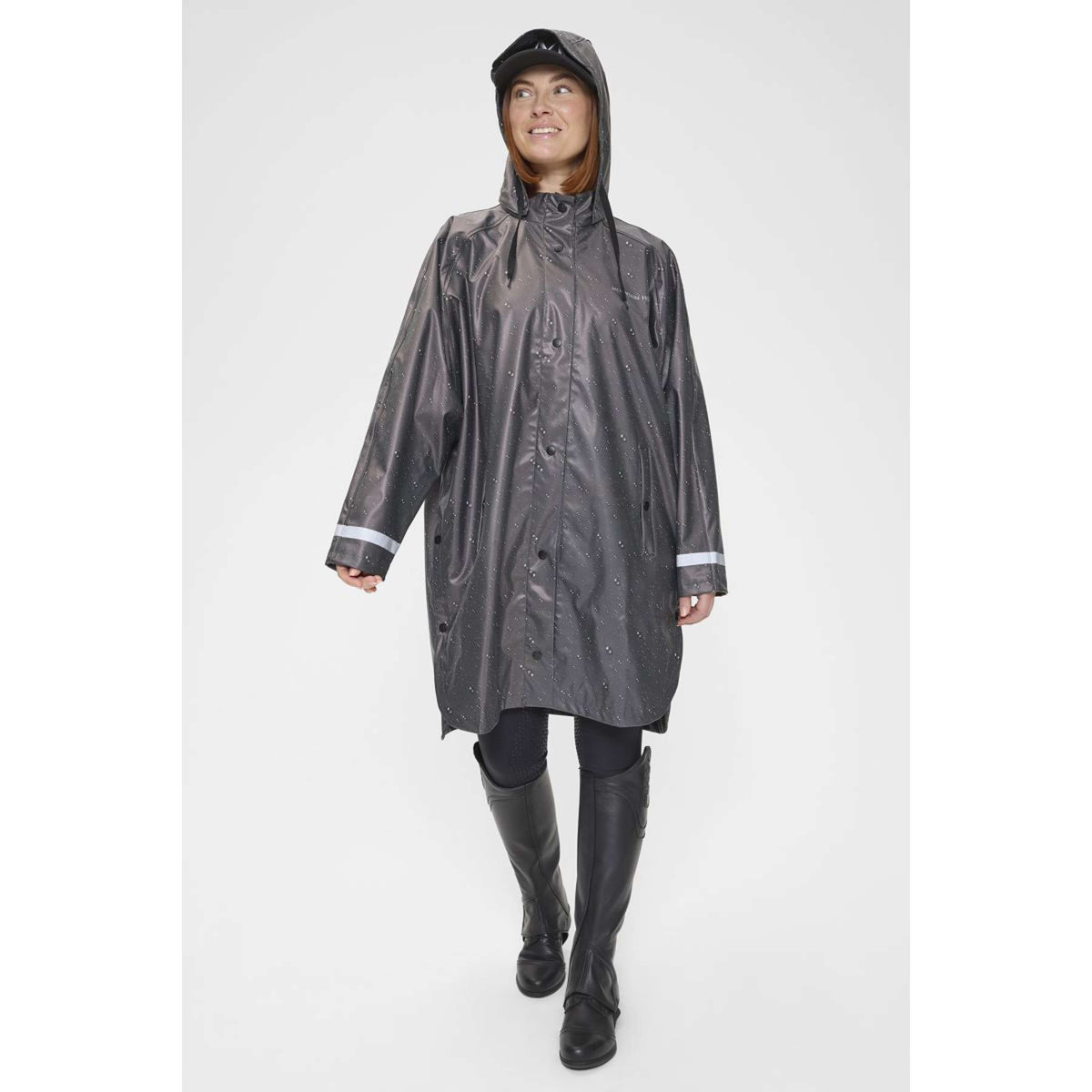 Mountain Horse Rainponcho Drizzle Rain Black