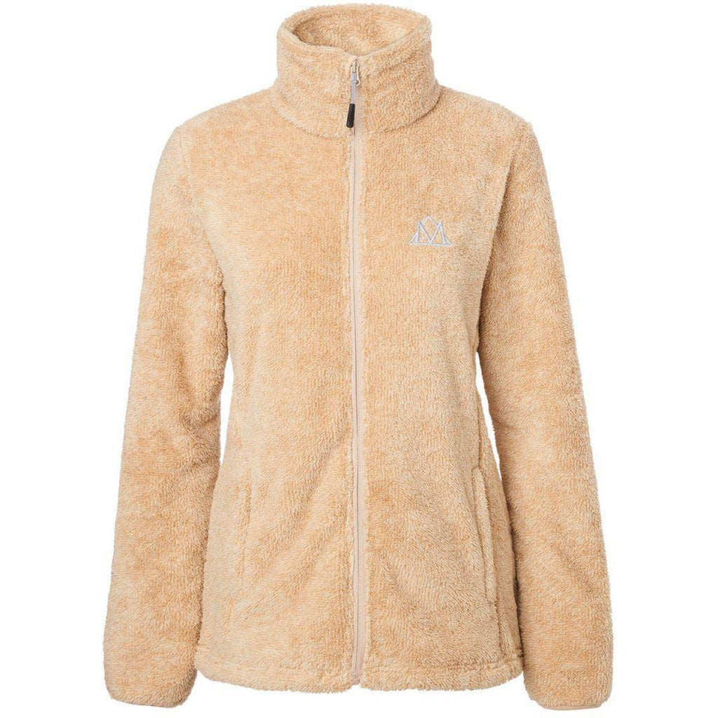 Mountain Horse Zip-Hoodie Fuzzy Fleece Goldbeige