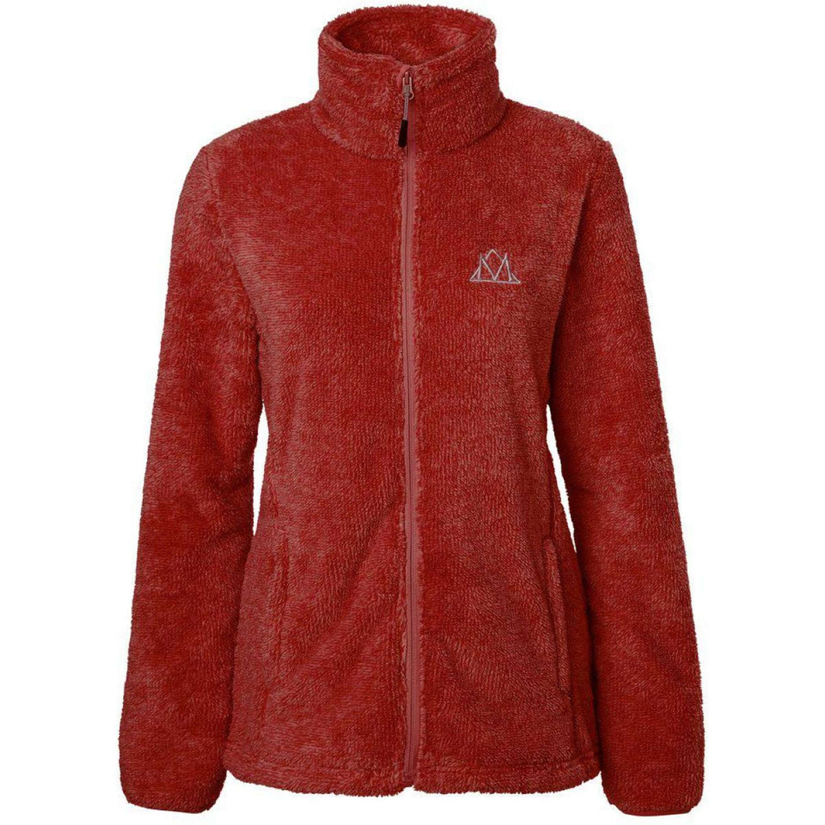 Mountain Horse Zip-Hoodie Fuzzy Fleece Jr Red