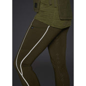 Mountain Horse Riding Legging Jade Grip Half Seat Ladies Green