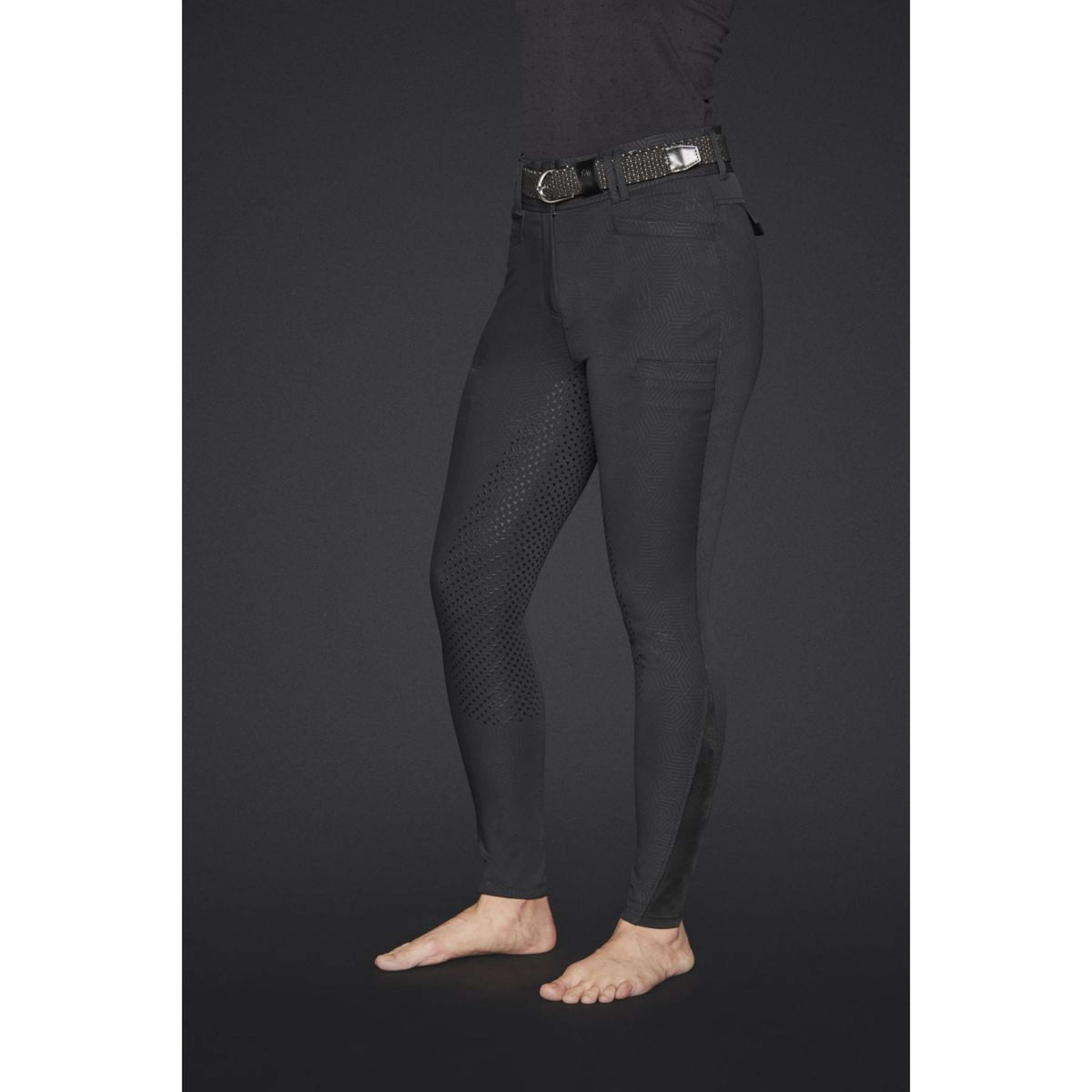 Mountain Horse Breeches Kate Full Grip Black 42 Black