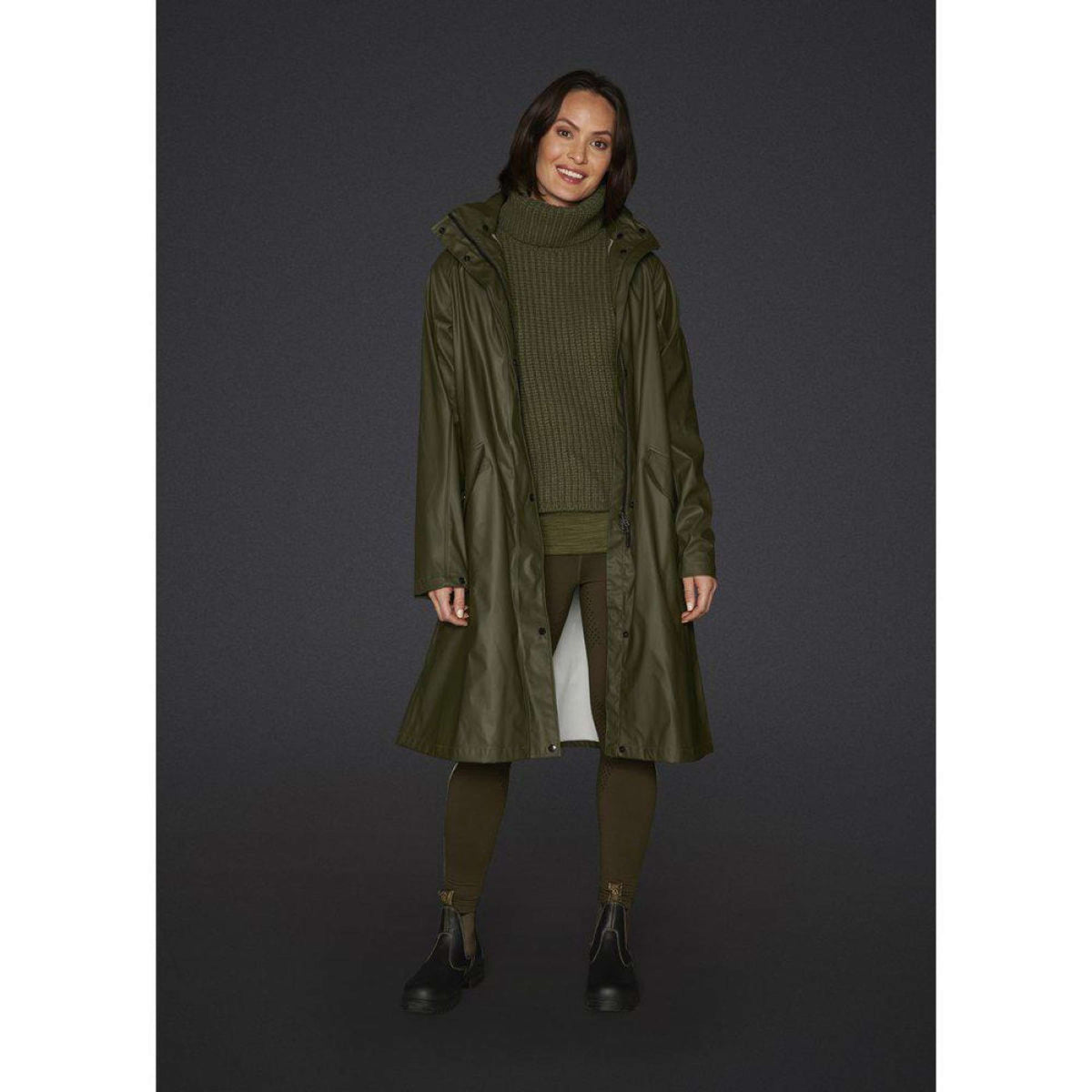 Mountain Horse Rain Coat Mindy Dark Green