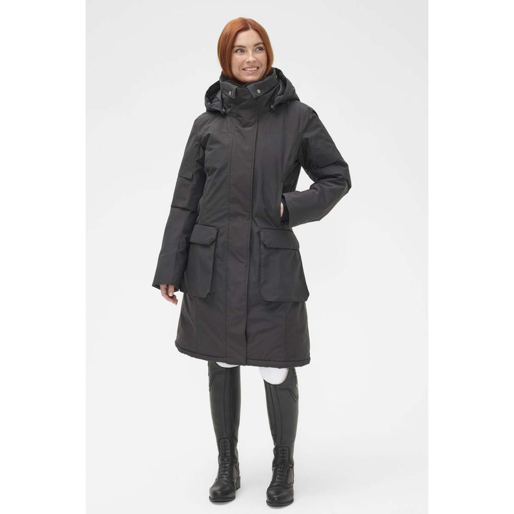 Mountain Horse Long Coat Saga Onyx Black