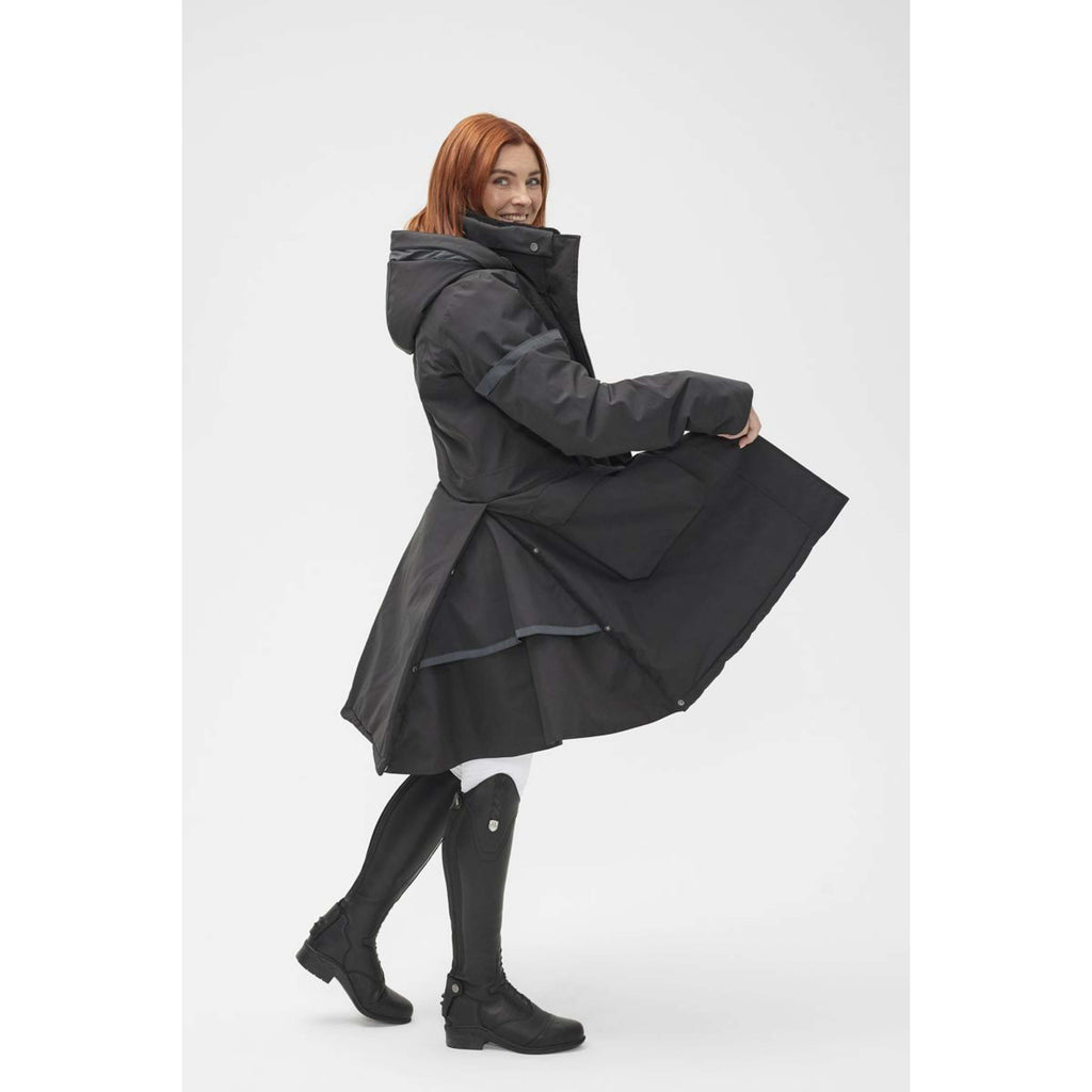 Mountain Horse Long Coat Saga Onyx Black