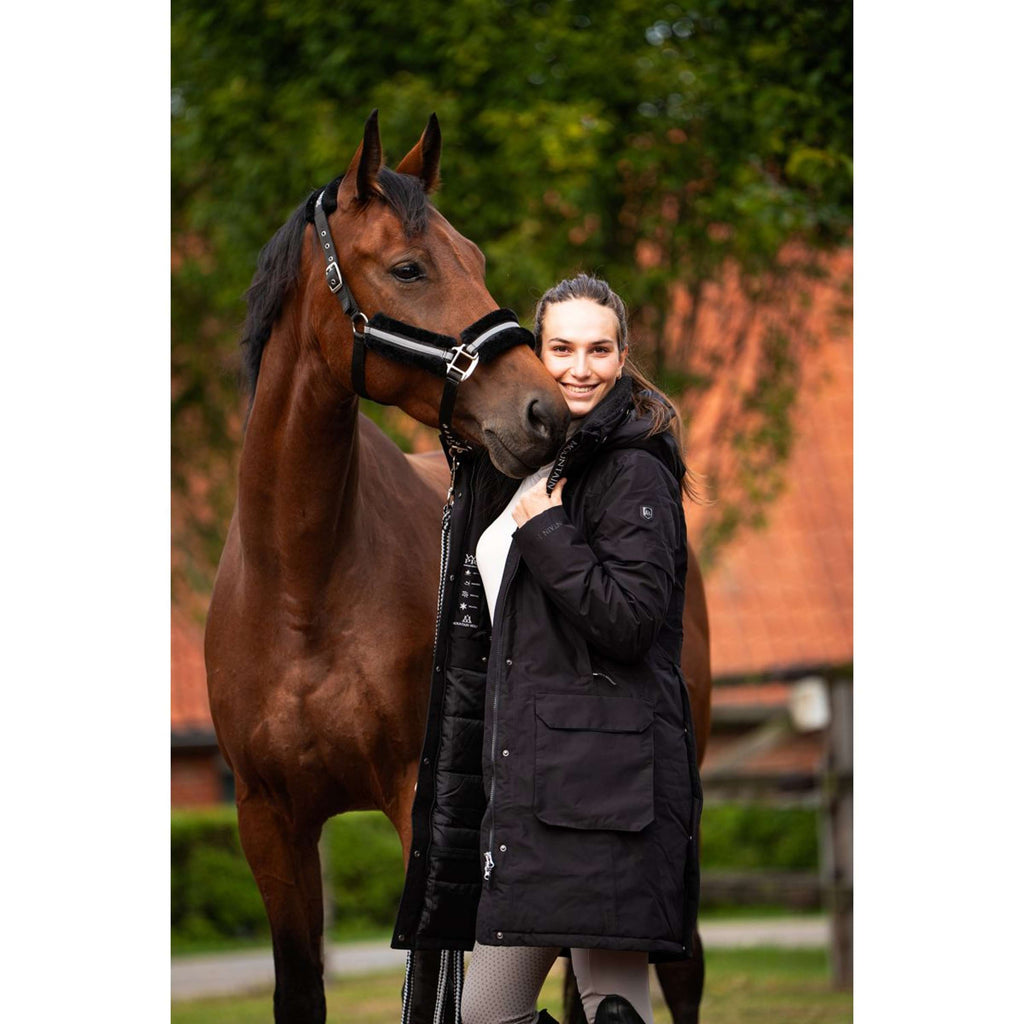 Mountain Horse Long Coat Saga Onyx Black