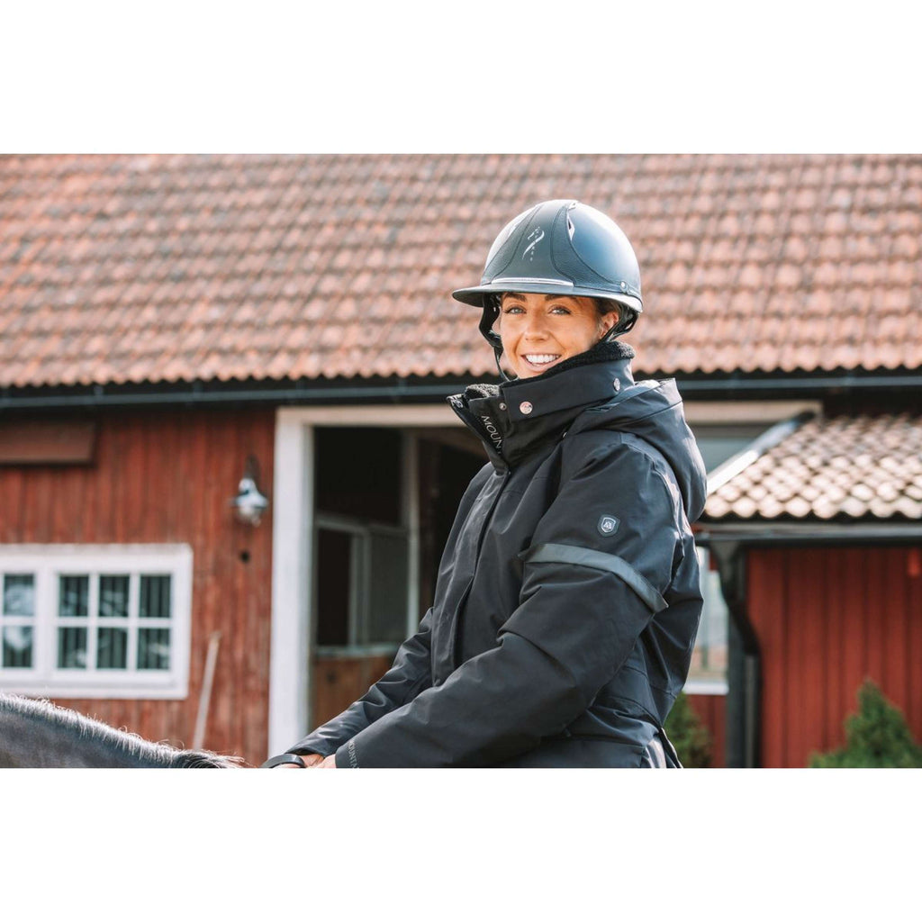 Mountain Horse Long Coat Saga Onyx Black