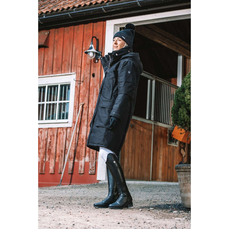 Mountain Horse Long Coat Saga Onyx Black