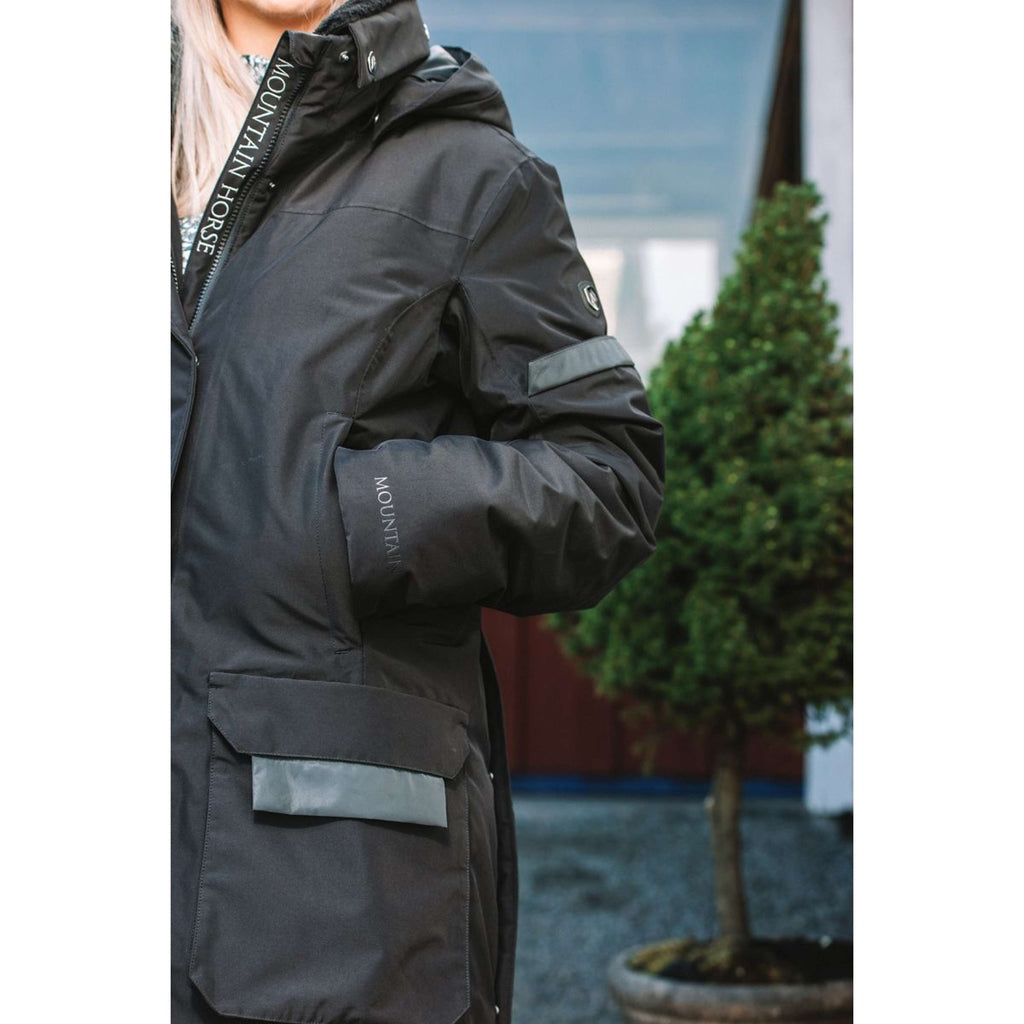 Mountain Horse Long Coat Saga Onyx Black