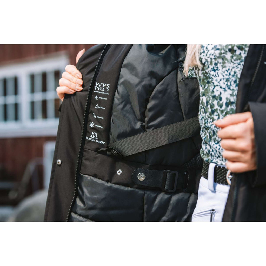 Mountain Horse Long Coat Saga Onyx Black