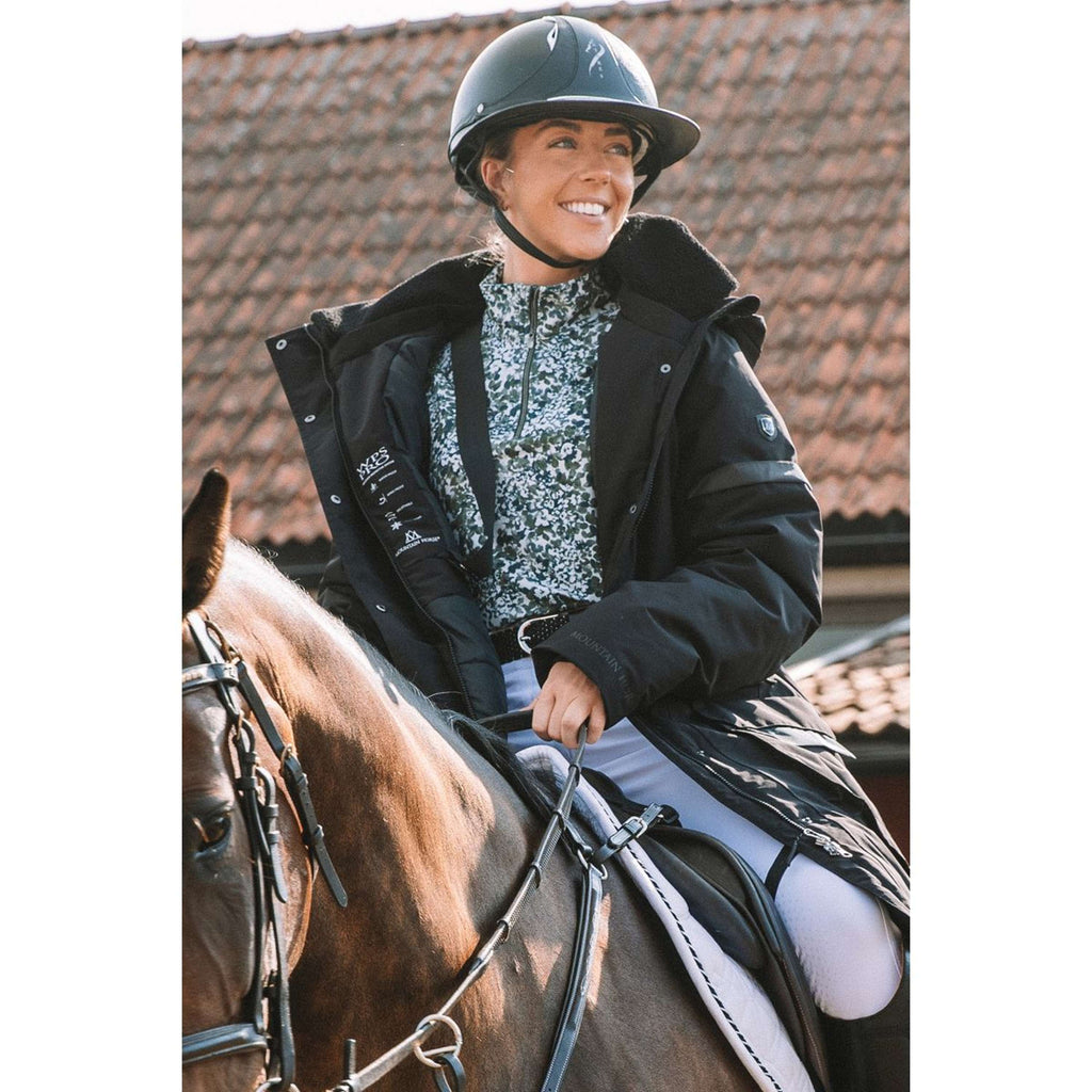 Mountain Horse Long Coat Saga Onyx Black