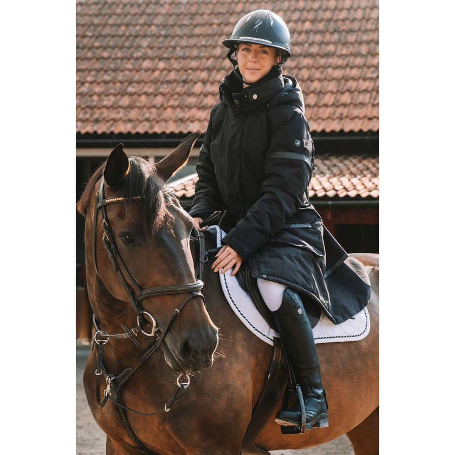 Mountain Horse Long Coat Saga Onyx Black