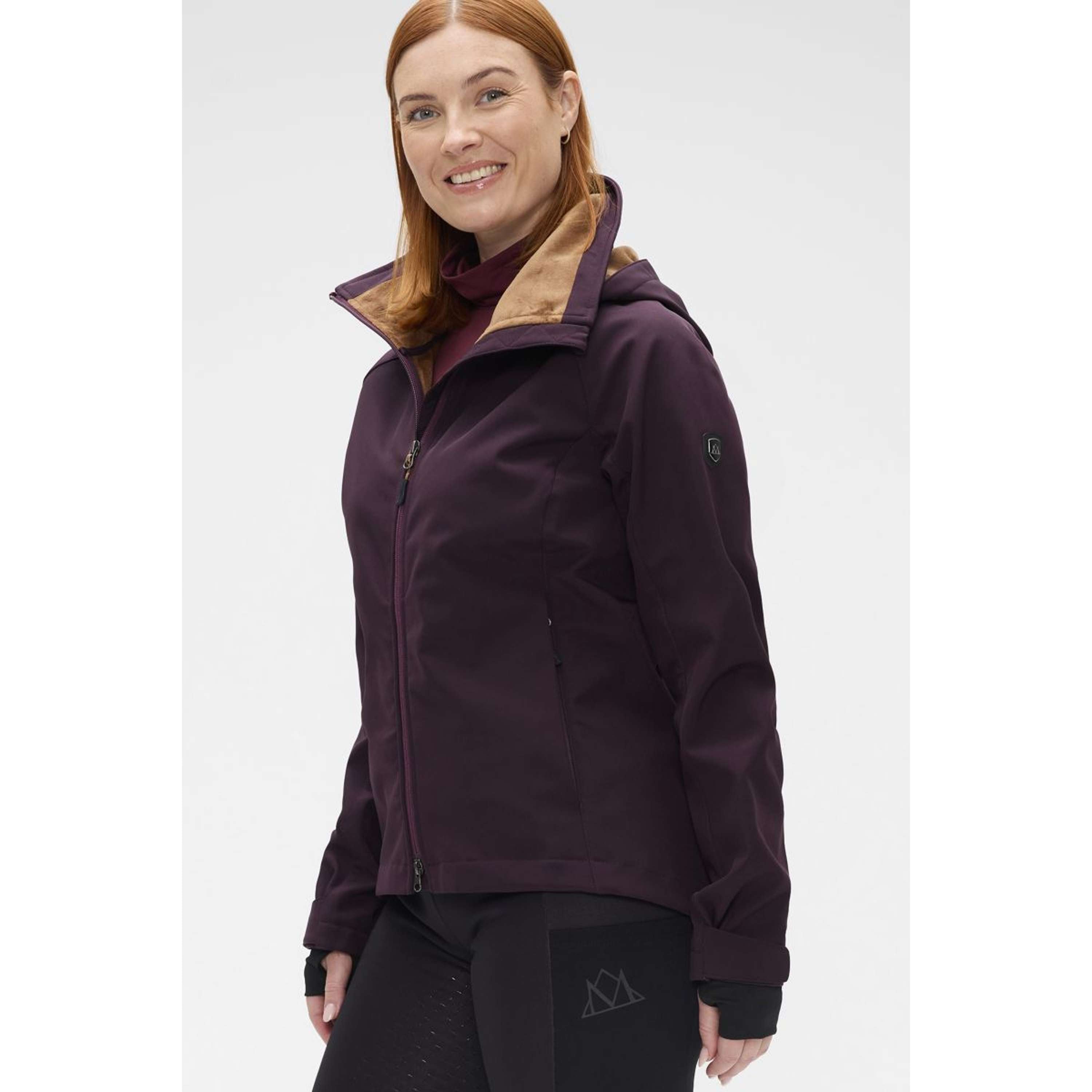 Mountain Horse Jacket Stella Softshell Dark Bordeaux